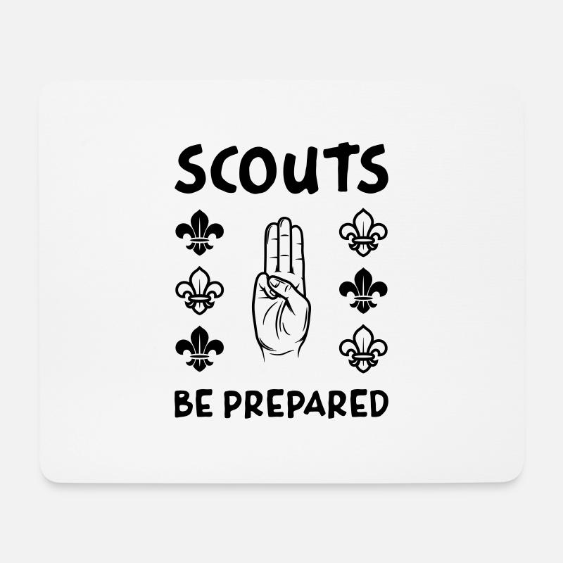Scouts Always Ready! - Mouse Pad (horizontal) - white