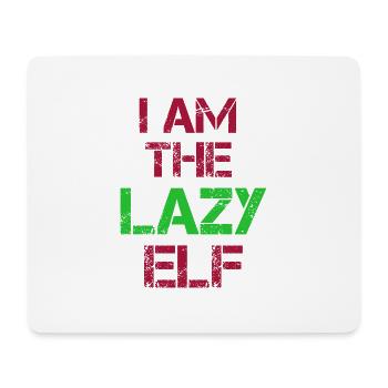 I am the Lazy Elf - Mousepad (Querformat) - Weiß - Vorne