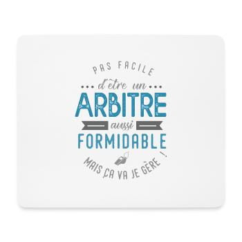 Arbitre formidable Cadeau Humour sport arbitre - Tapis de souris (format paysage) - blanc - Devant