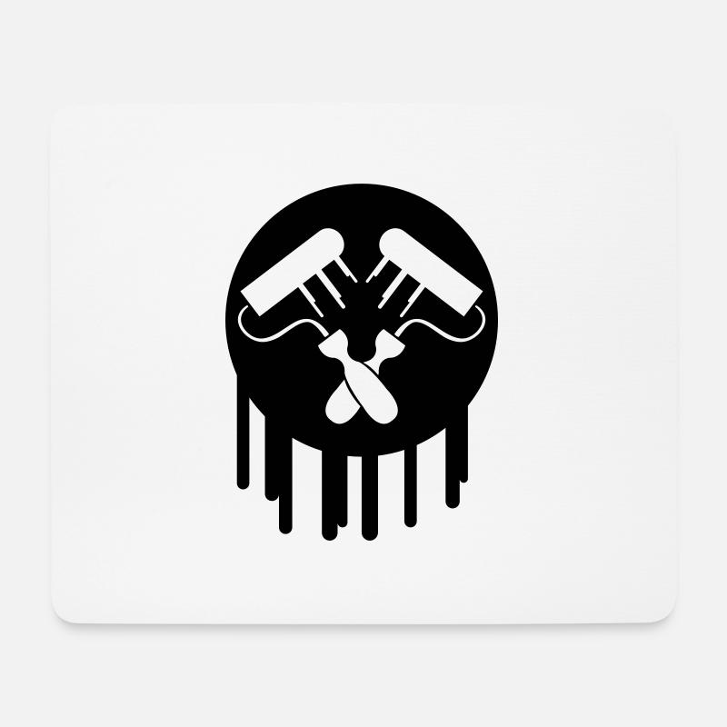 Maler Symbol - Mousepad (Querformat) - Weiß