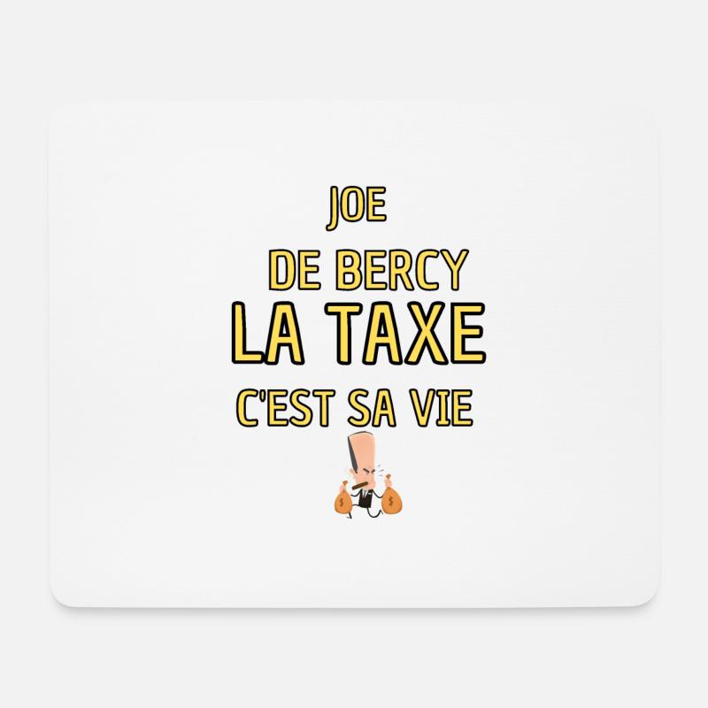 Joe de bercy - Tapis de souris (format paysage) - blanc