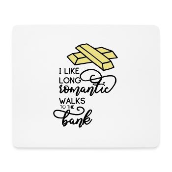 GOLD LOVE MAKING MONEY STOCK EXCHANGE LOVE MOTIF - Mouse Pad (horizontal) - white - Front