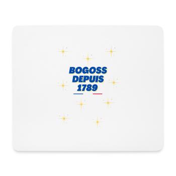 Bogoss depuis 1789 - Tapis de souris (format paysage) - blanc - Devant