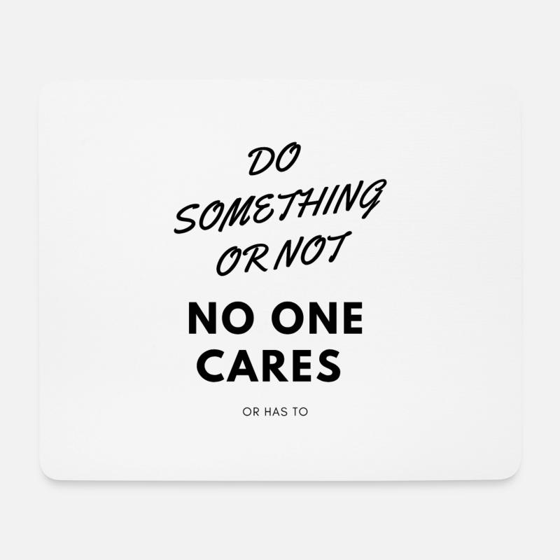 Do something - Mousepad (Querformat) - Weiß
