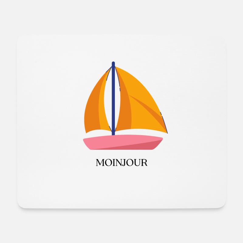 MOINJOUR - MoinJour 13 - Mousepad (Querformat) - Weiß