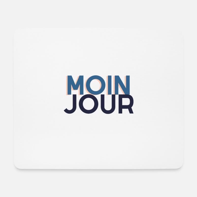 MOIN JOUR - MoinJour 8 - Mousepad (Querformat) - Weiß