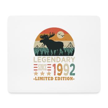 1992 legendary anniversary born in 1992 - Mouse Pad (horizontal) - white - Front