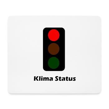 Klima Status- - No Planet B - Mousepad (Querformat) - Weiß - Vorne