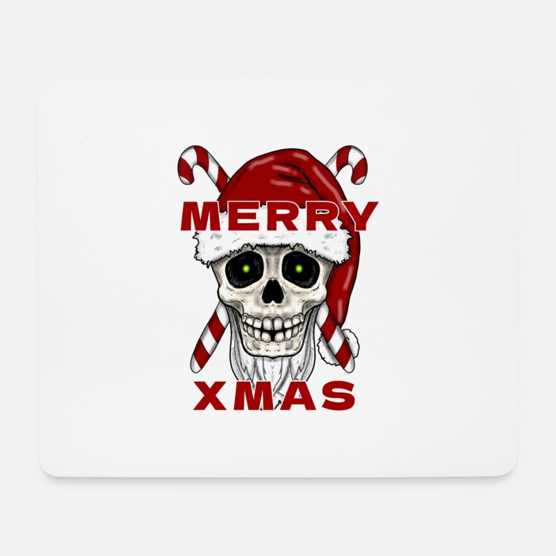 COOLES LUSTIGES WEIHNACHTS-T-SHIRT - Mousepad (Querformat) - Weiß