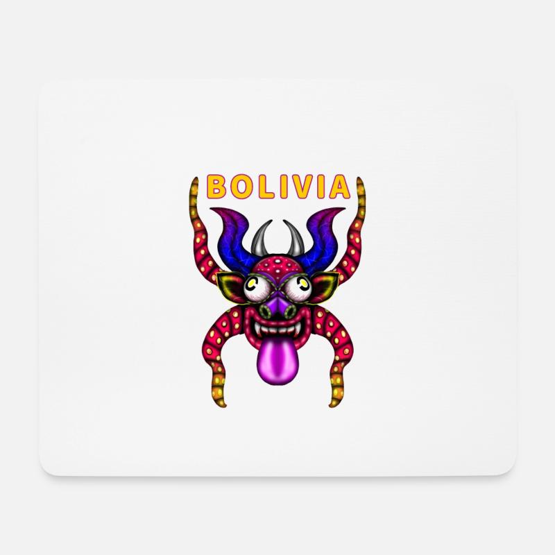 Bolivia - Mouse Pad (horizontal) - white