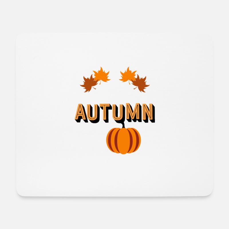 Autumn - Mousepad (Querformat) - Weiß