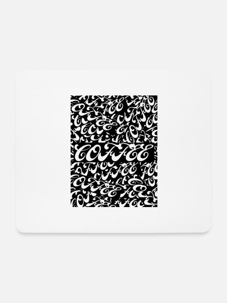 Coffee Cards - Mousepad (Querformat) - Weiß
