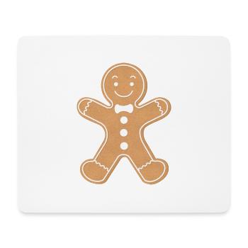 gingerbread man - Mouse Pad (horizontal) - white - Front