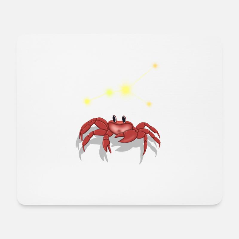 Tolles Tierkreiszeichen Sternbild Krebs - Mousepad (Querformat) - Weiß