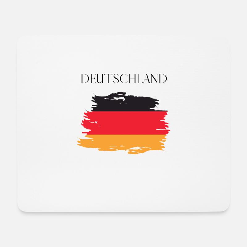 DEUTSCHLAND - Mousepad (Querformat) - Weiß