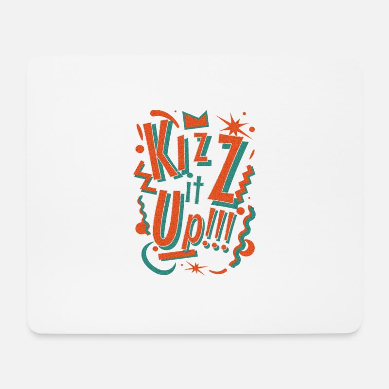 Kizz it Up, Kizomba Design, Pop Style, fürTänzer - Mousepad (Querformat) - Weiß