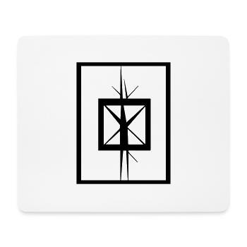 Cracked - Mouse Pad (horizontal) - white - Front