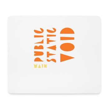 public static void - Mouse Pad (horizontal) - white - Front