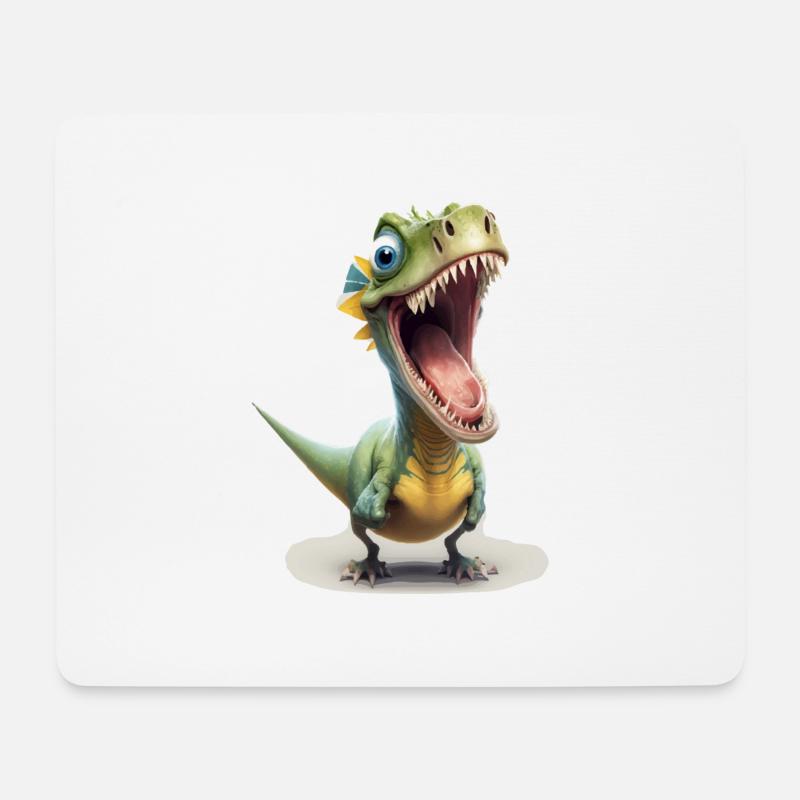 Dexo the little dinausore - Mouse Pad (horizontal) - white