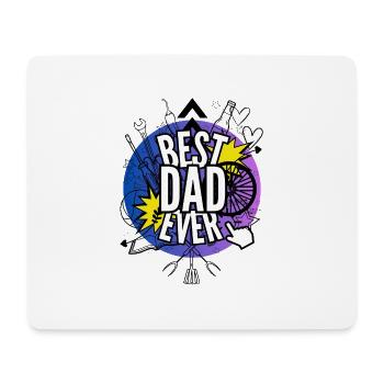 Bester Vater aller Zeiten - Mousepad (Querformat) - Weiß - Vorne