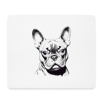 Bulldog Dogs Dog Owner Dog Dog Owner - Mouse Pad (horizontal) - white - Front
