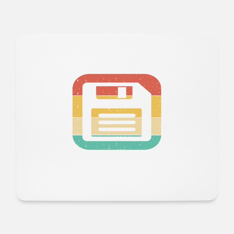I keep all my Dad Jokes in a Dad - A - Base - Mousepad (Querformat) - Weiß