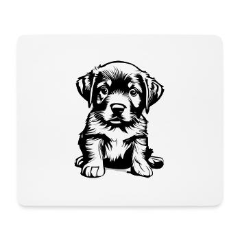 Dogs Puppy Golden Retriever Dog Owners - Mouse Pad (horizontal) - white - Front