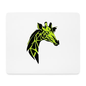 giraffe - Mouse Pad (horizontal) - white - Front