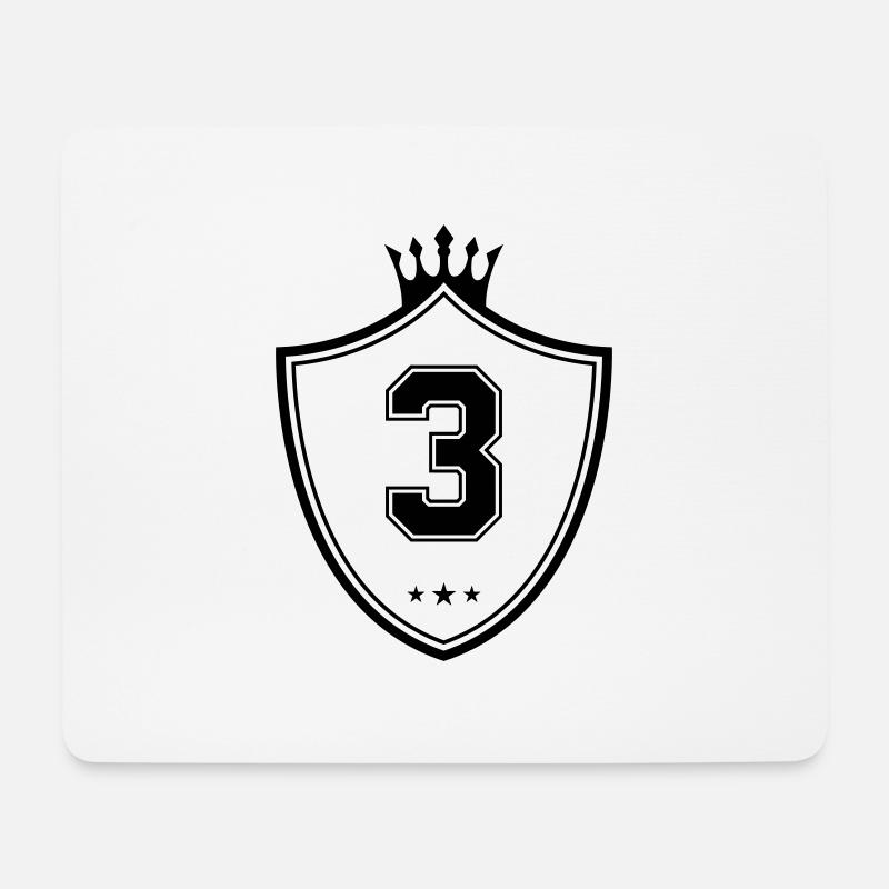wappen 3 - Mousepad (Querformat) - Weiß