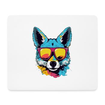 Blue the Jackal - Mouse Pad (horizontal) - white - Front