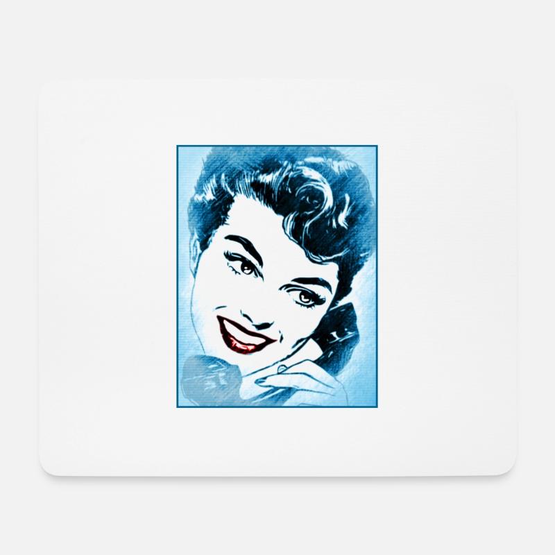 Hello - Mousepad (Querformat) - Weiß
