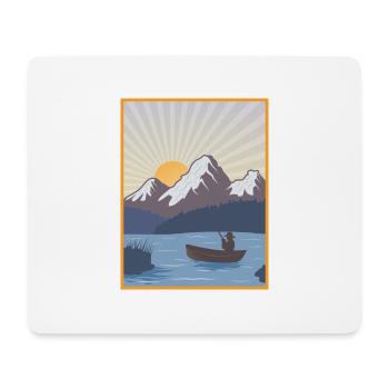 Wassersport - Mousepad (Querformat) - Weiß - Vorne