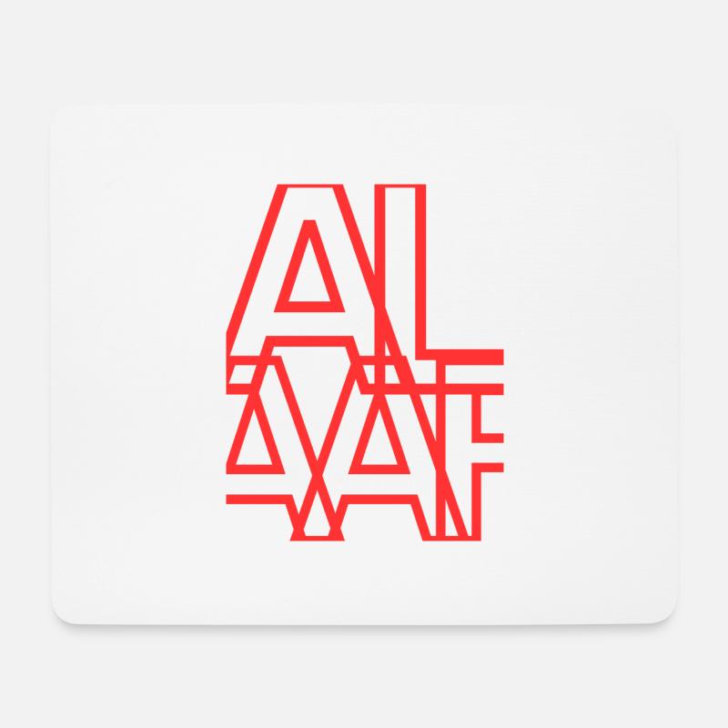 Alaaf Stlye - Mousepad (Querformat) - Weiß