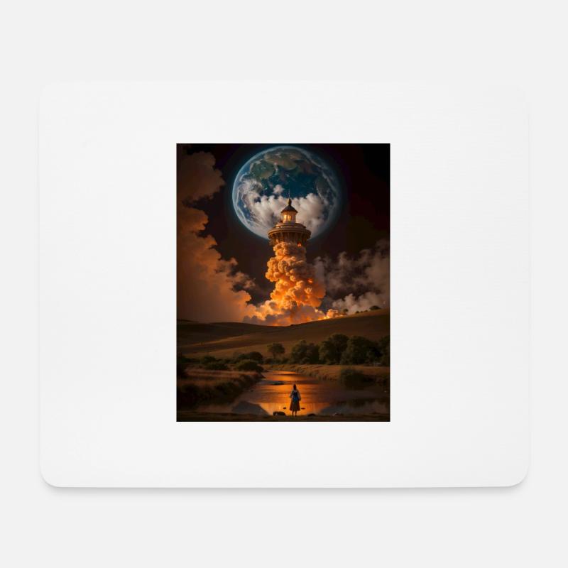 Harmonie - Mousepad (Querformat) - Weiß