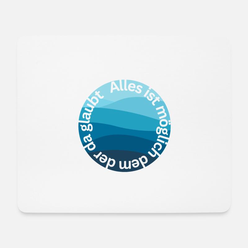 Alles ist möglich - Mousepad (Querformat) - Weiß