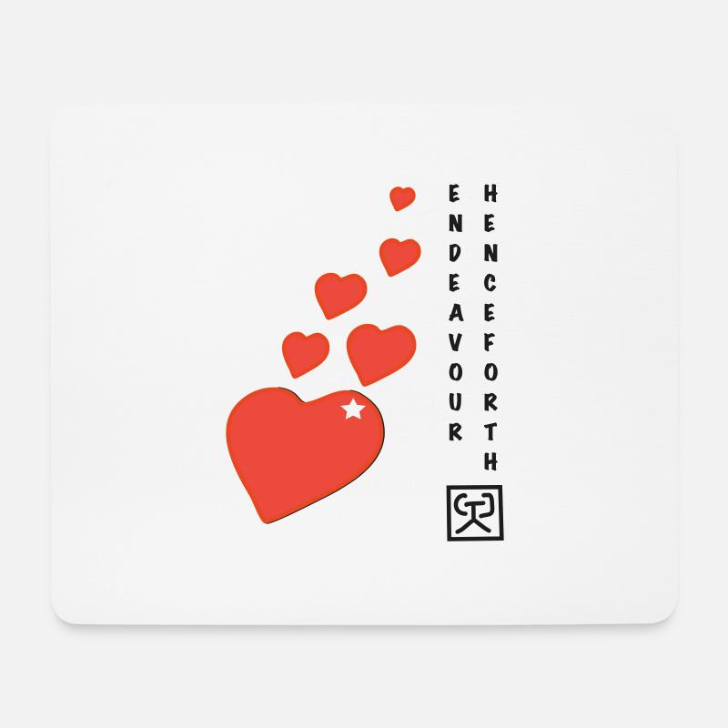 Henceforth Love 1 - Mouse Pad (horizontal) - white