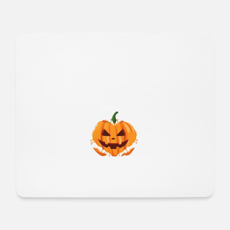 Hellowee/Kürbis/ Skelett/ Liebe - Mousepad (Querformat) - Weiß