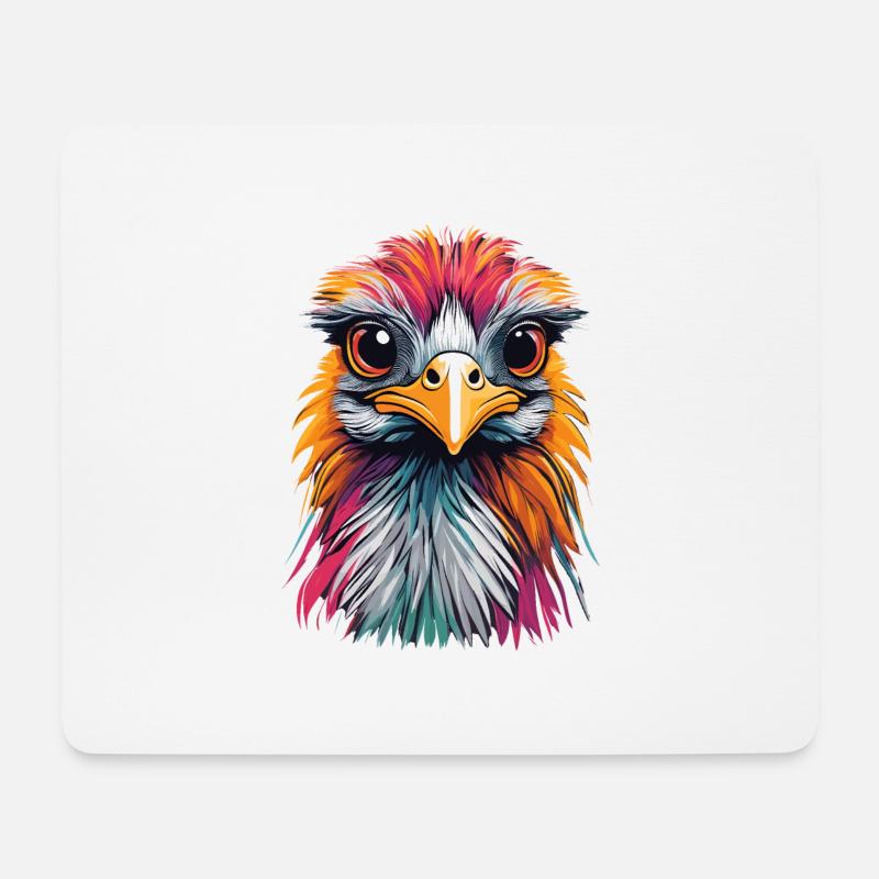 Strauß - Mousepad (Querformat) - Weiß