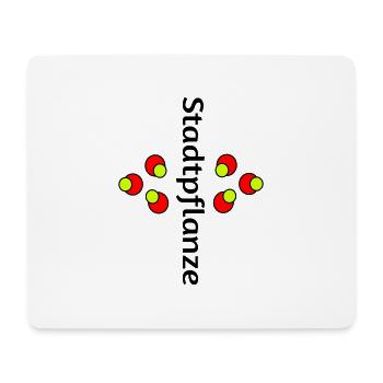 Stadtpflanze - Mousepad (Querformat) - Weiß - Vorne