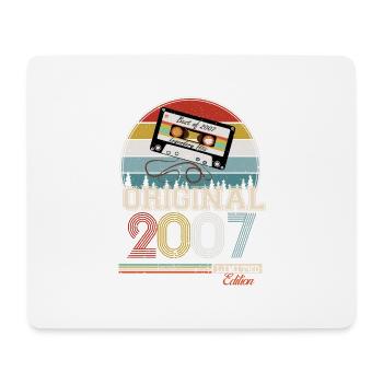 Elegant Retro Gift: 2007 Vintage - Mouse Pad (horizontal) - white - Front