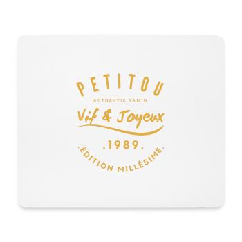 "Petitou 1989" - Mouse Pad (horizontal) - white - Front
