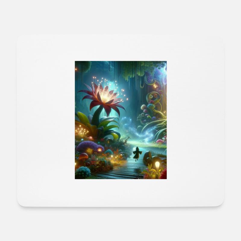 LuminaBloom - Mouse Pad (horizontal) - white