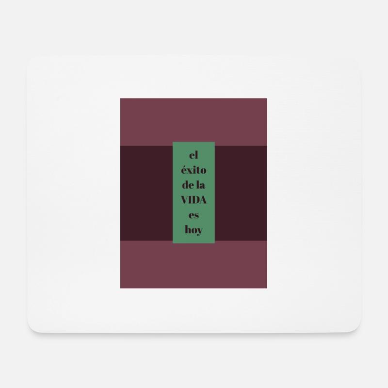 Erfolg ist heute - Mousepad (Querformat) - Weiß