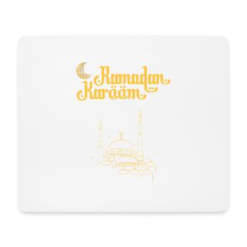 Ramadan Kareem Golden Mosque - Mouse Pad (horizontal) - white - Front