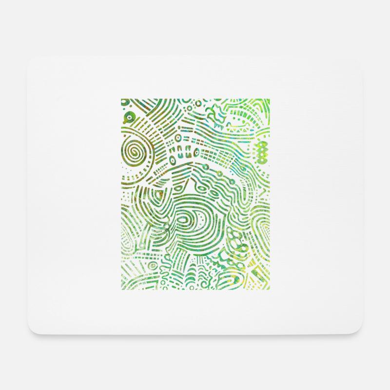 Urbane Grafik - Mousepad (Querformat) - Weiß
