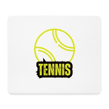 Tennis Power - Mousepad (Querformat) - Weiß - Vorne