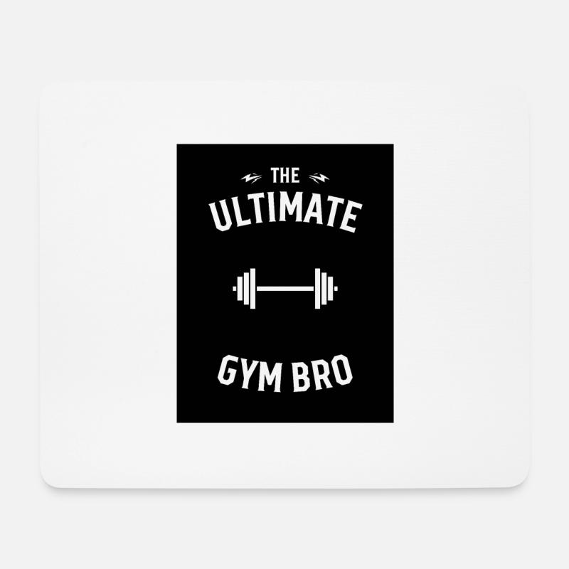 Ultimate Gym Brother - Mousepad (Querformat) - Weiß