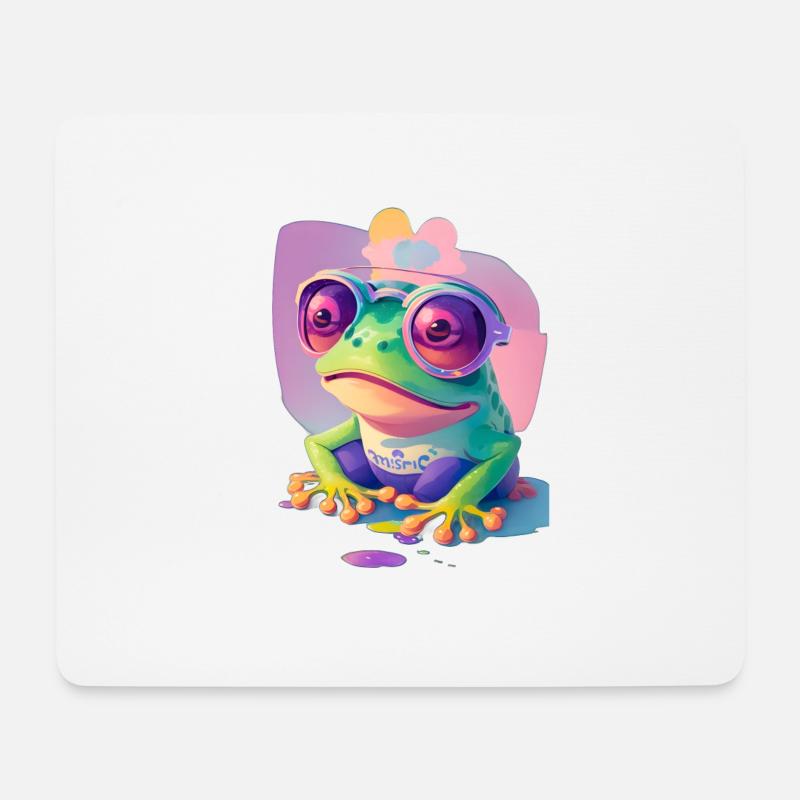 crazy Frog - Mousepad (Querformat) - Weiß