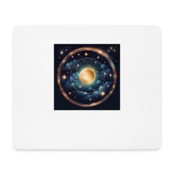 Leo Zodiac Horoscope Gift - Mouse Pad (horizontal) - white - Front