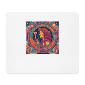 Virgo Star Astrology Gift - Mouse Pad (horizontal) - white - Front